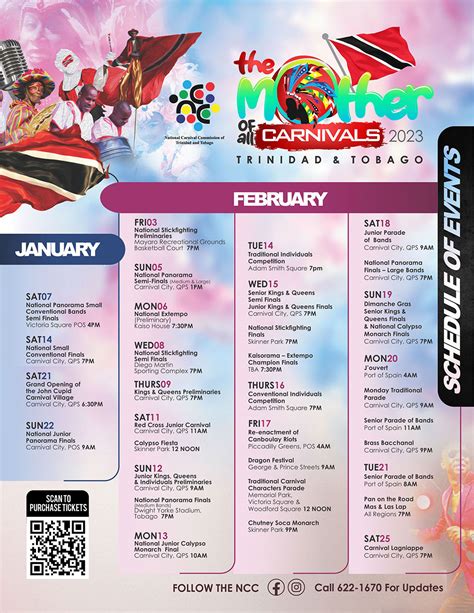 Carnival maigc schedule 2023